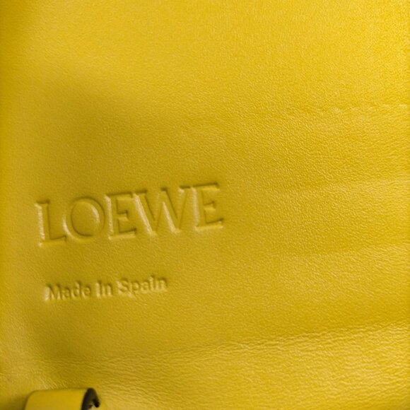 LOEWE Yellow Leather Crossbody Bag mon375-101425 - Picture 13 of 16